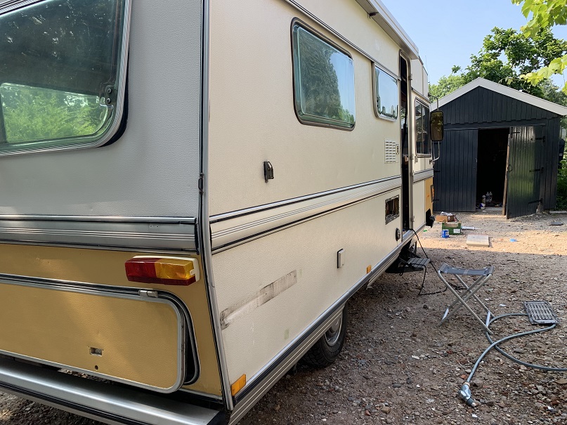 Buitenkant Mercedes rechts achter