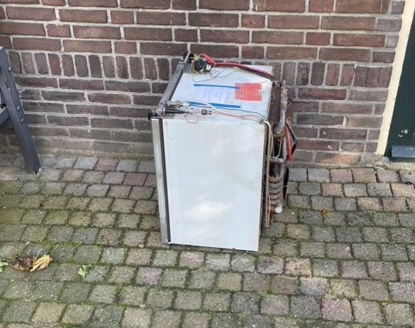 oude koelkast